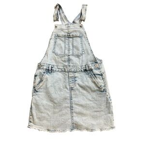 OshKosh B'gosh Light Blue Kids Overall skirt Y2K 98% cotton